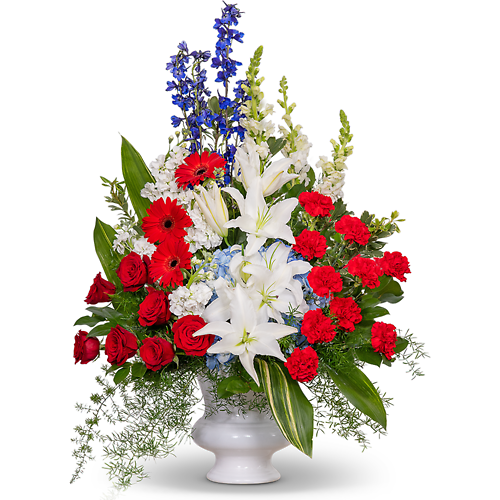 Stars and Stripes Forever Urn