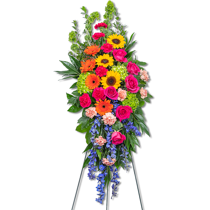 Forever Blooming Bright Standing Spray