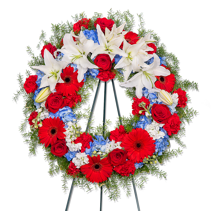 Stars and Stripes Forever Wreath
