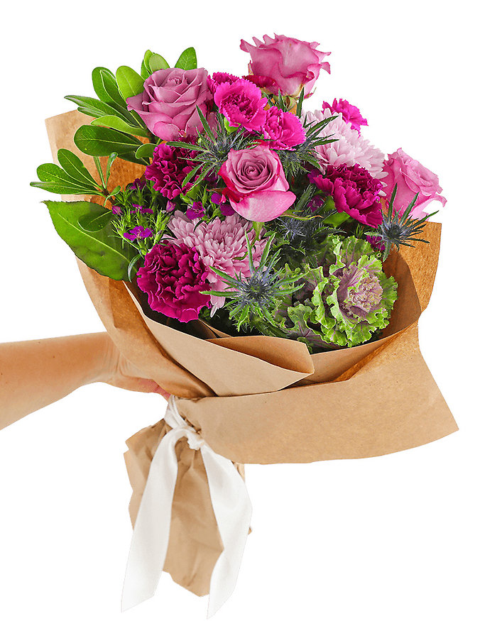 The Amethyst Wrapped Bouquet