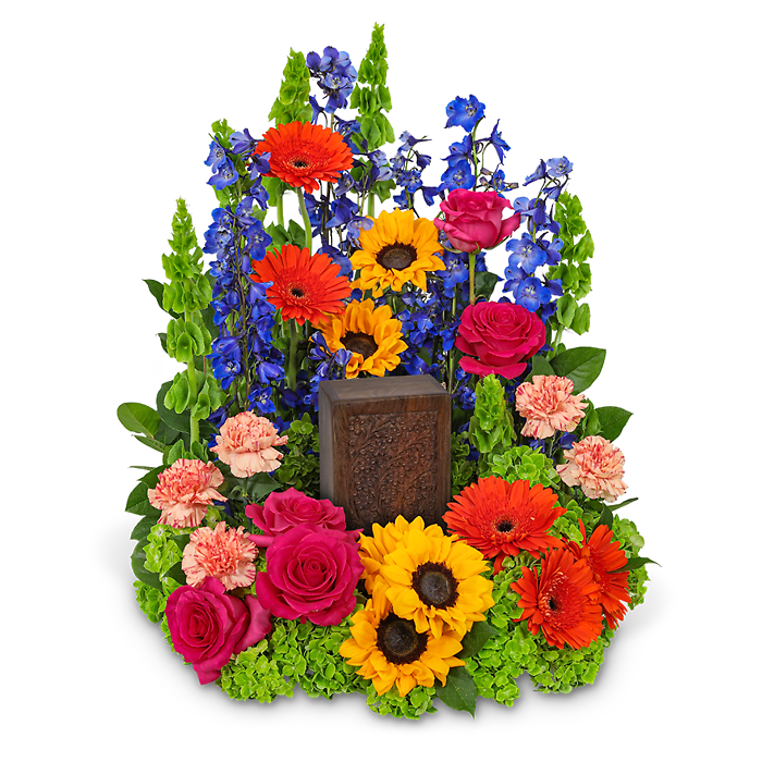 Forever Blooming Bright Cremation Tribute