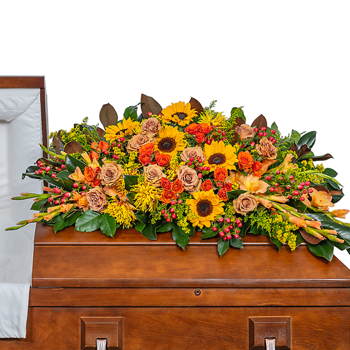 Sunset Serenade Casket Spray